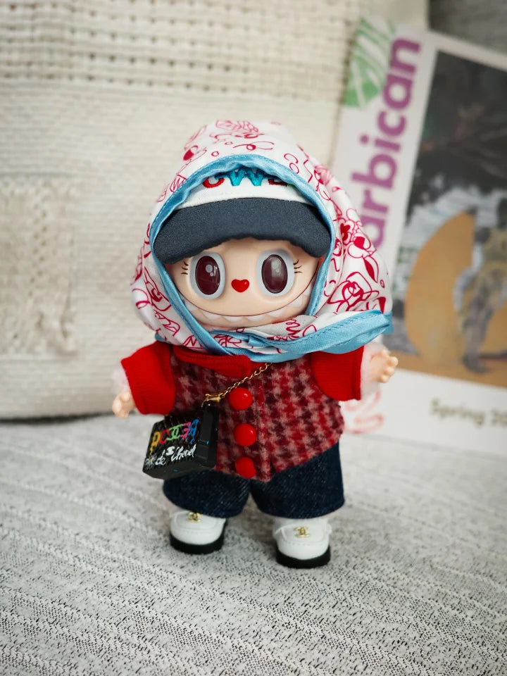 LABUBU Clothes G-Dragon Red Power Outfit