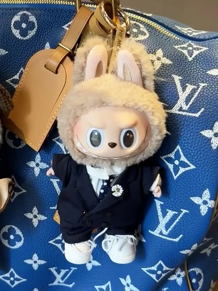 LABUBU Clothes G-Dragon Deep Blue Daisy Suit Outfit