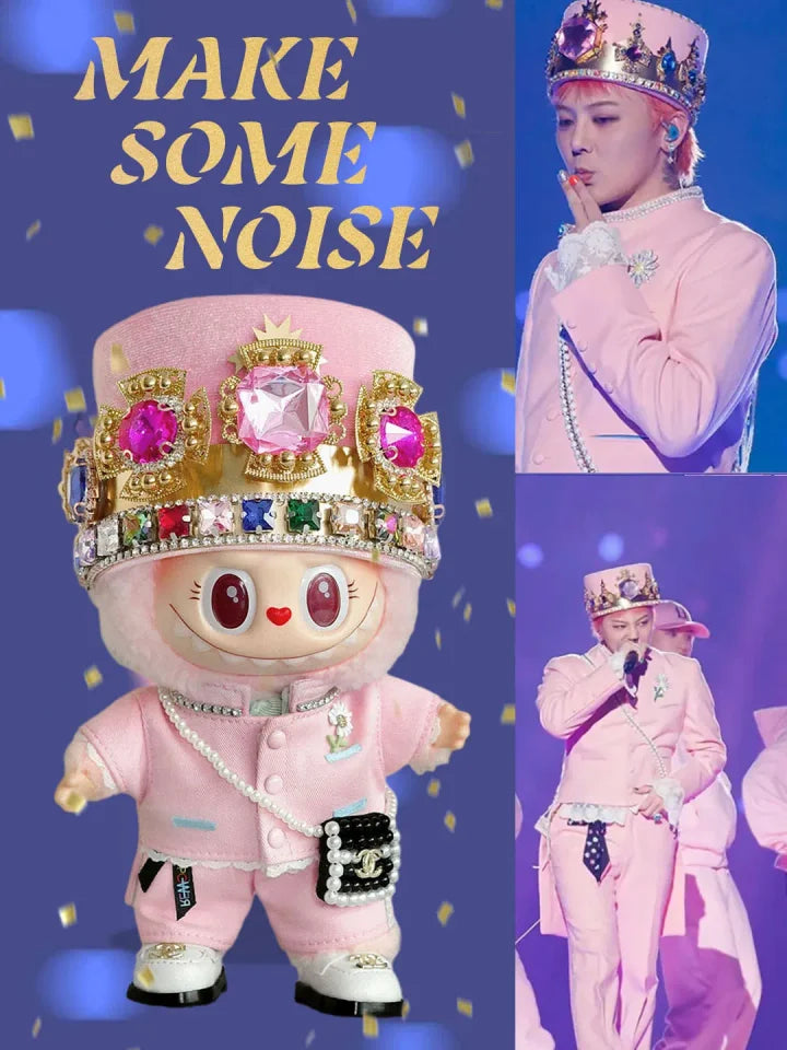 LABUBU Clothes G-Dragon Pink Outfit at 2024 MAMA