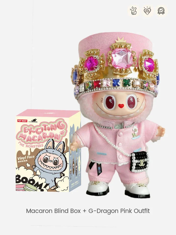 LABUBU Clothes G-Dragon Pink Outfit at 2024 MAMA