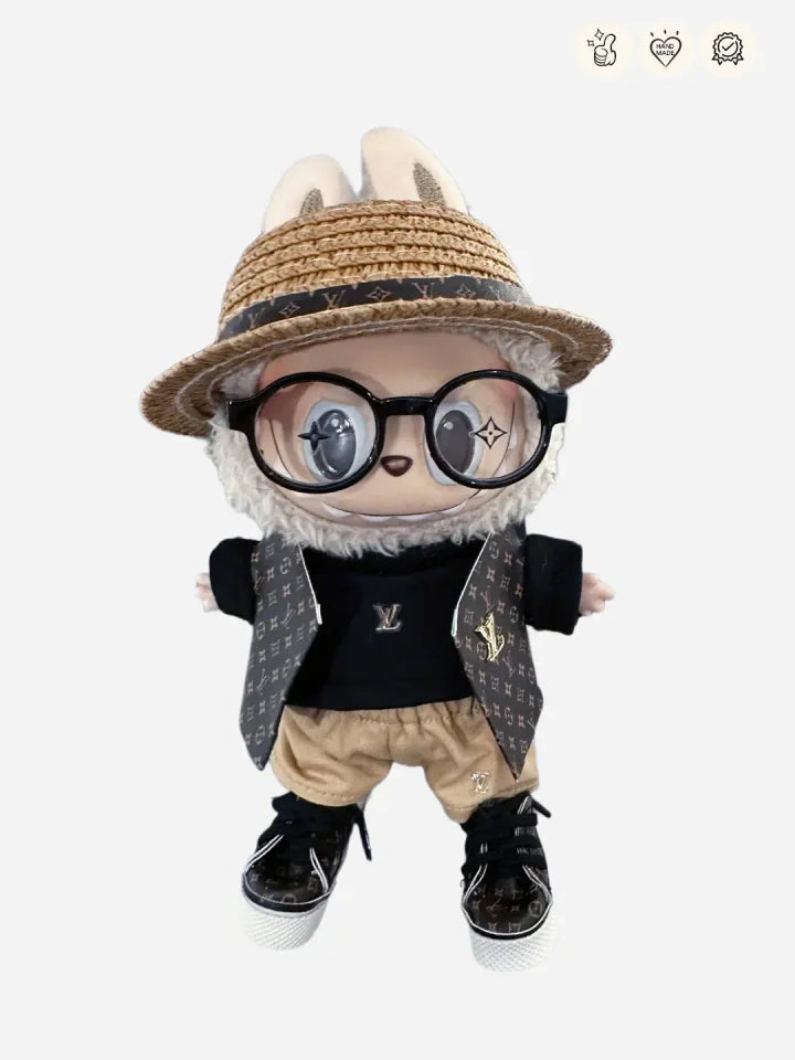 LABUBU Clothes Classic LV Leather