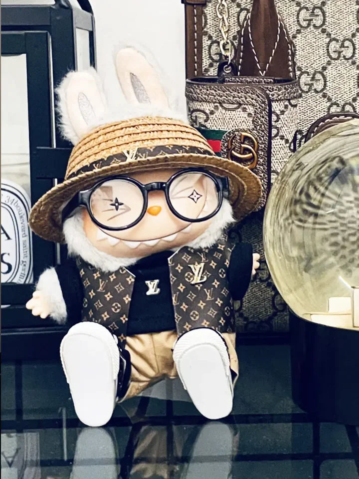 LABUBU Clothes Classic LV Leather