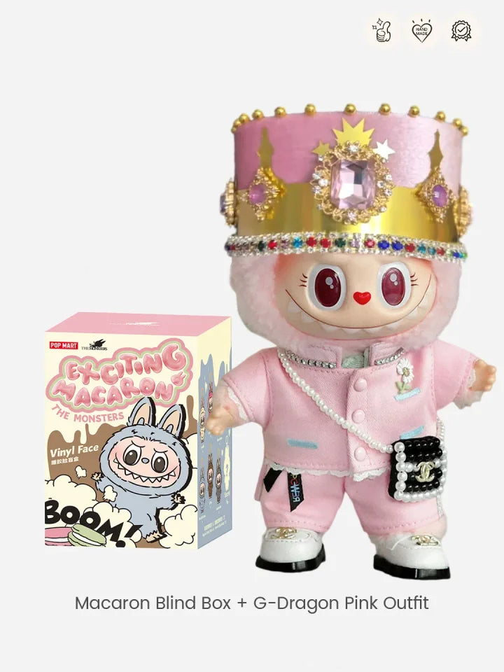 LABUBU Clothes G-Dragon Pink Outfit at 2024 MAMA