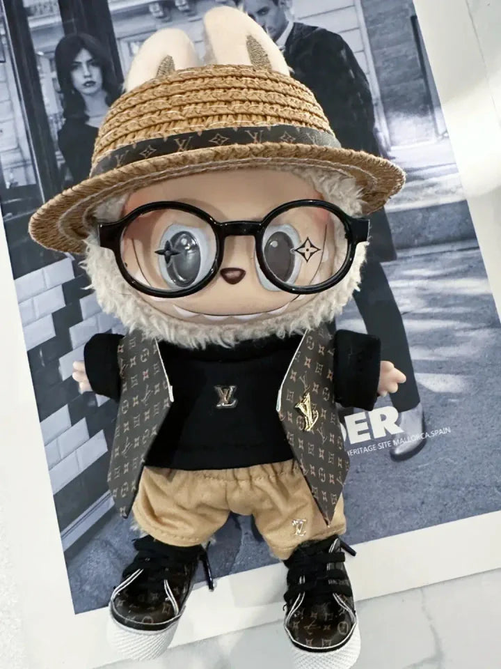 LABUBU Clothes Classic LV Leather
