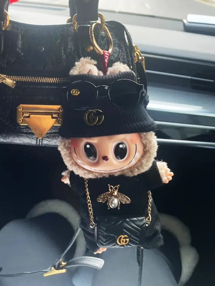 LABUBU Clothes Gucci Black Sweater Outfit