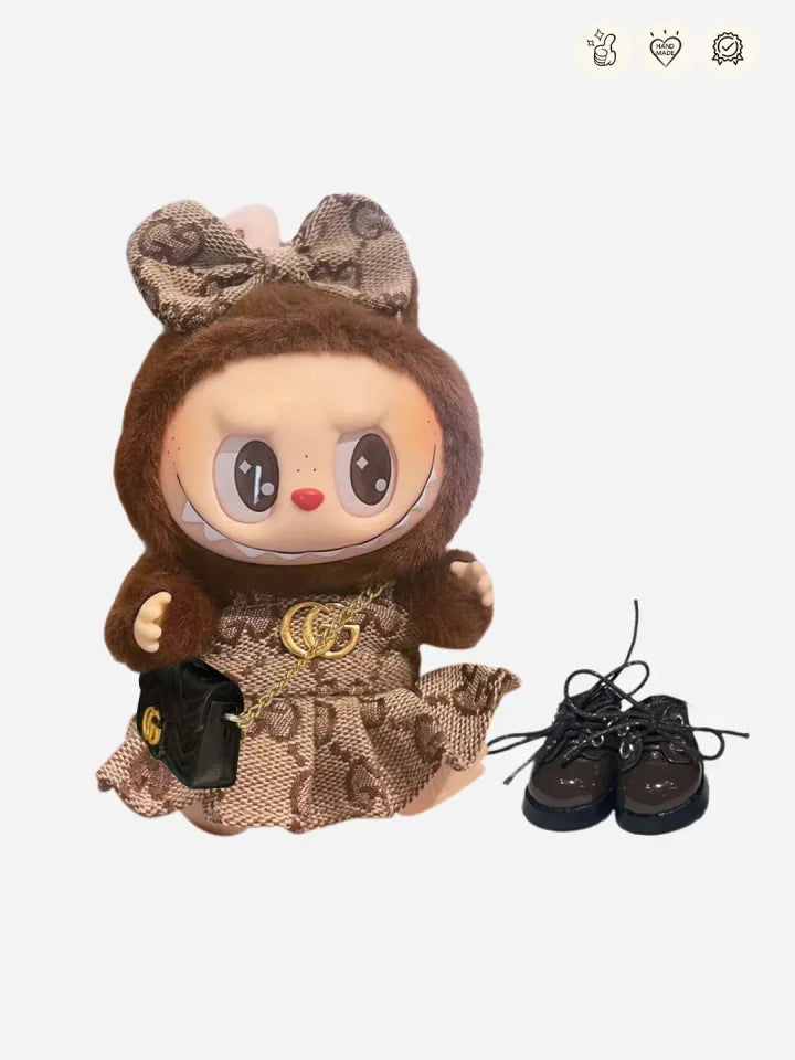 LABUBU Clothes Gucci Overall Dress Suite