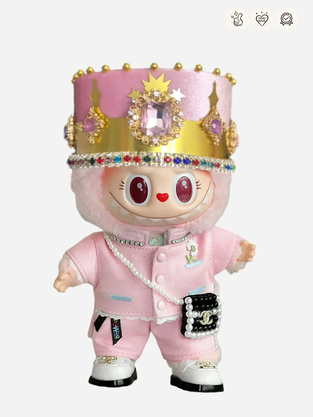 LABUBU Clothes G-Dragon Pink Outfit at 2024 MAMA